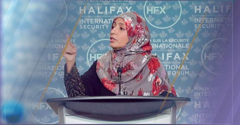 Without Democracy, Security is Fragile: Tawakkol Karman’s Warning from Halifax